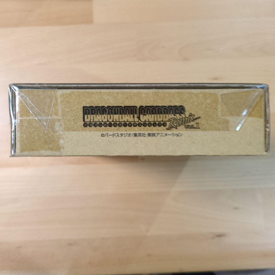 【新品未使用】ドラゴンボールカードダスリミックス Vol.1ダンボール伝票跡あり
