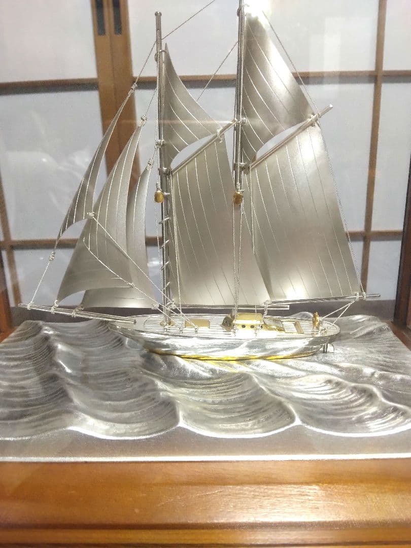 スターリングシルバー 985帆船モデル by TAKEHIKO
