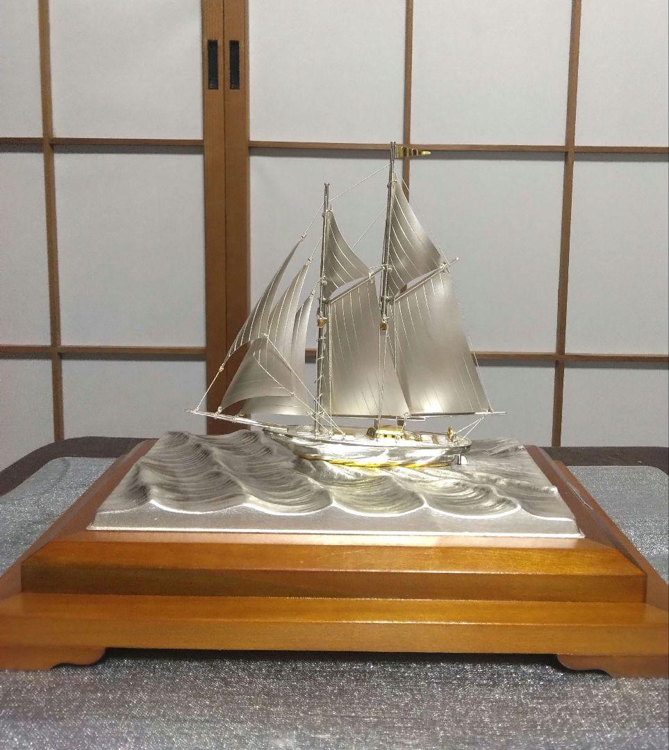 スターリングシルバー 985帆船モデル by TAKEHIKO
