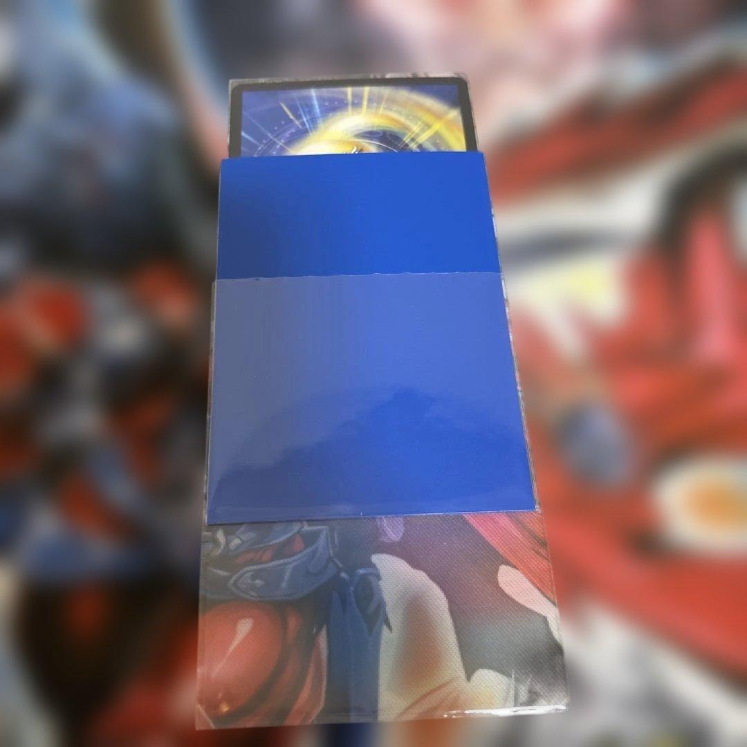 青単サイバー デッキ スリーブ付き