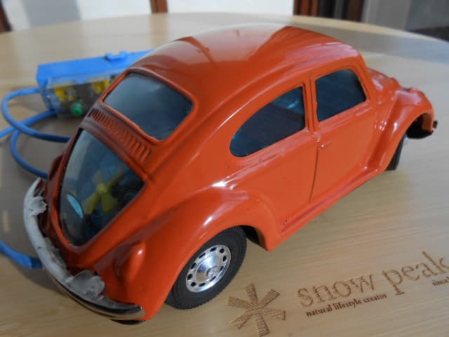 ★超希少、美品！萬代屋 BC バンダイ VW ワーゲン ビートル ブリキ玩具 箱
