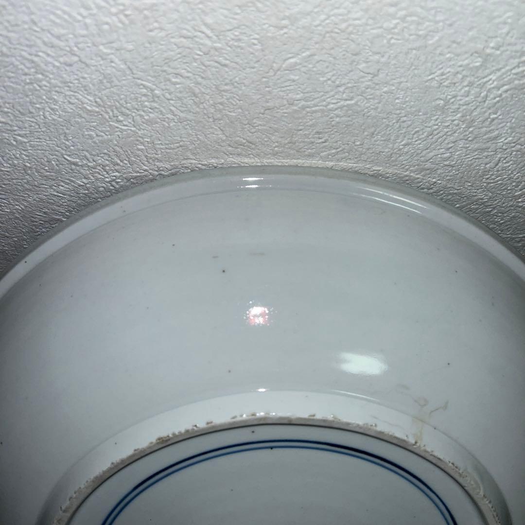 染付　龍　飾り皿　古美術