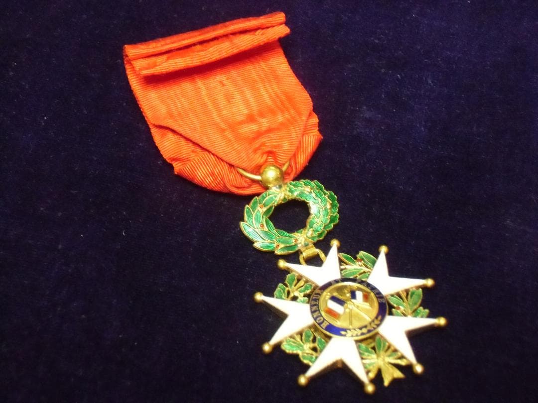 Ｆフランス軍＊金製/ＧＯＬＤ＊１８７０ レジオンドヌール勲章＊将校級（実物）