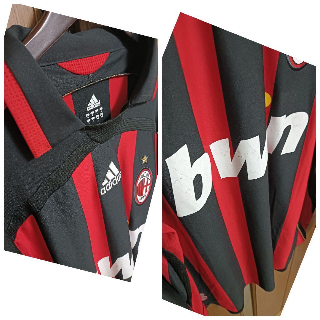 アディダス ACミラン 長袖ユニフォーム 06/07 ホーム M 国内正規品