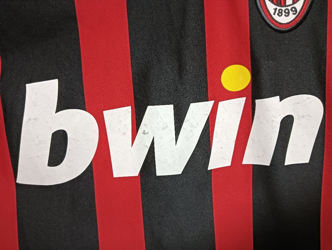 アディダス ACミラン 長袖ユニフォーム 06/07 ホーム M 国内正規品