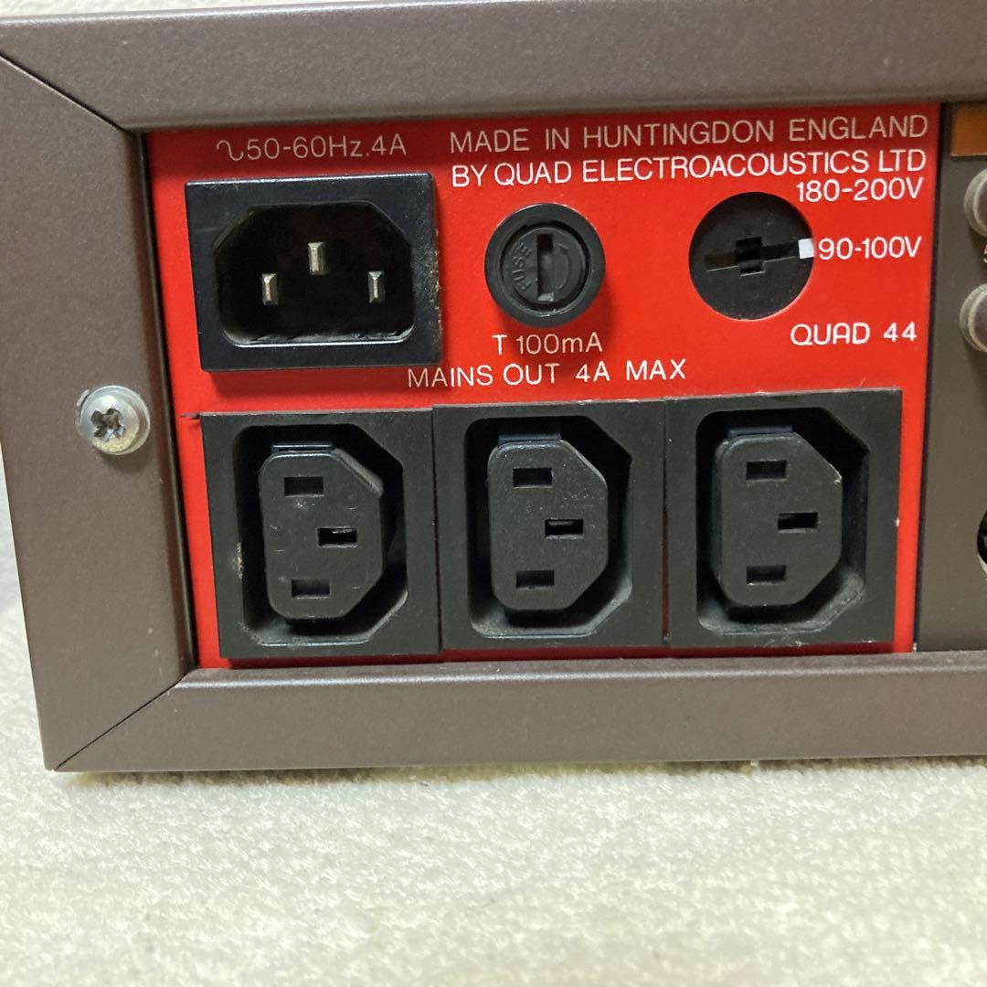 英国の名作 QUAD44プリアンプ 元箱取説コピー付き 動作良好アナログ盤好きに
