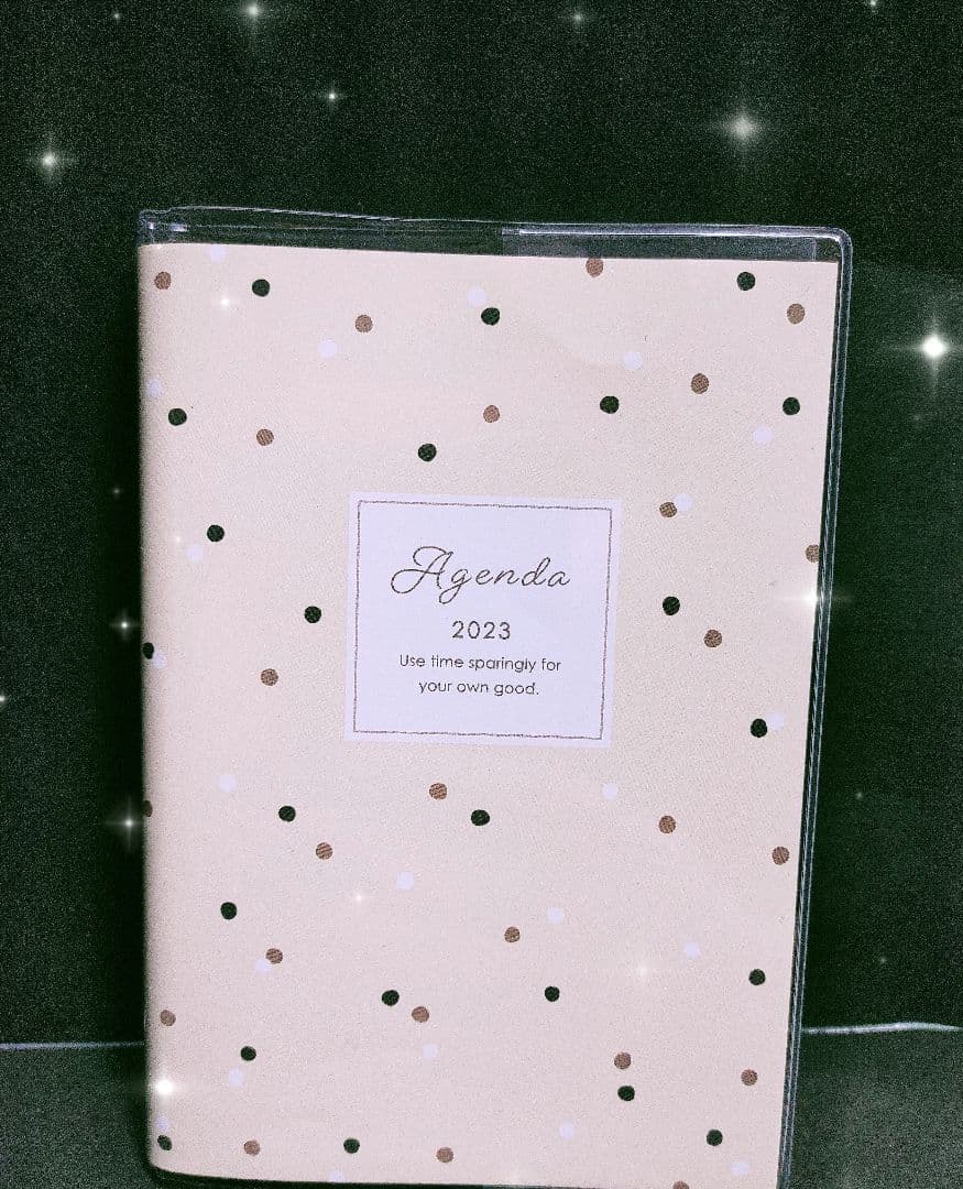 ドット柄  2023スケジュール帳 ♡