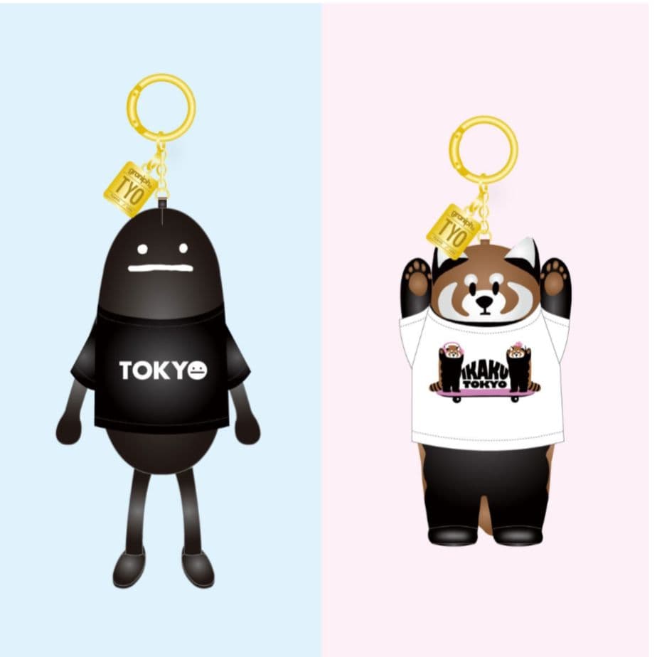 グラニフ東京　2周年記念 ビューティフルシャドー　イカク　チャームセット