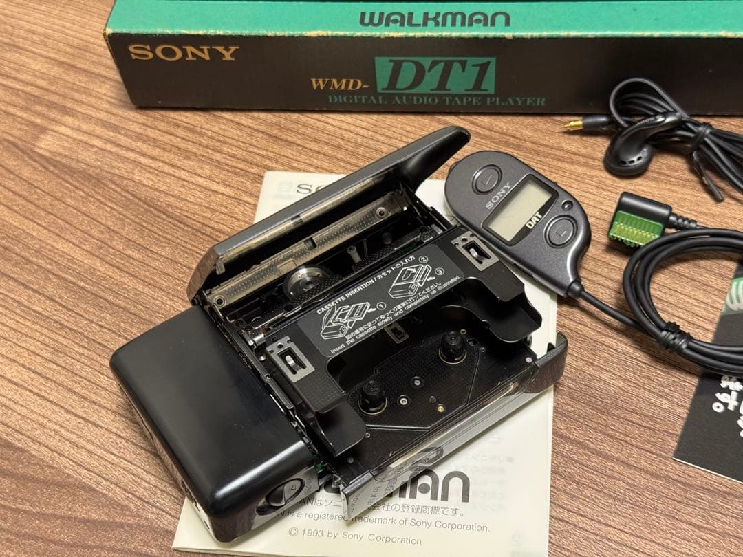 希少 元箱付き 整備済極上品 SONY ソニー テーププレーヤー WMD-DT1