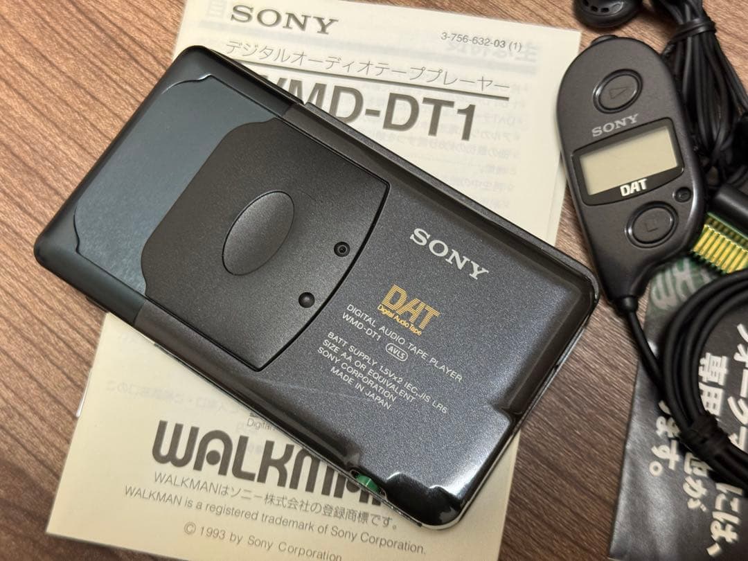 希少 元箱付き 整備済極上品 SONY ソニー テーププレーヤー WMD-DT1