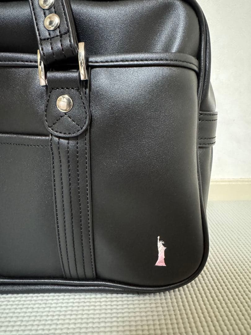 イーストボーイ　スクバ　さくら女神　ブラック　合皮