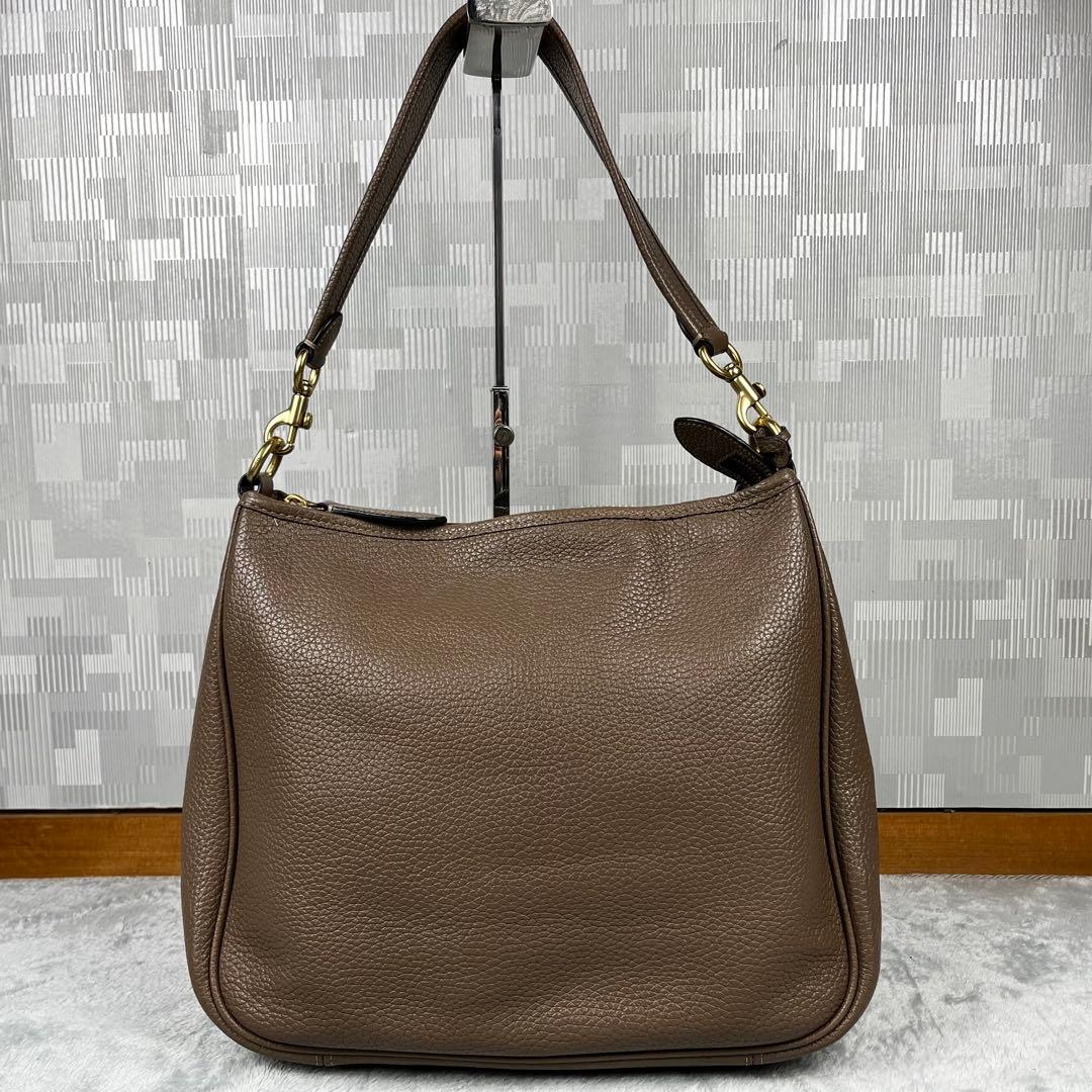 美品 Coach コーチ 2way ショルダーバッグ グレージュ 斜め掛け◎