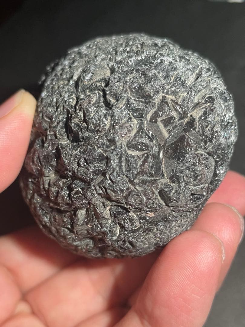 研磨品　十勝石玲瓏　ゴールデンマホガニーオブシディアン　特級品