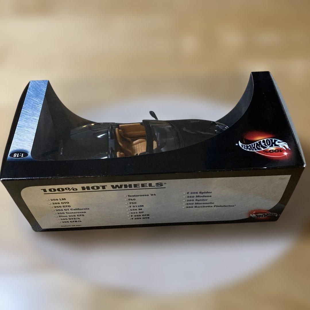 Hot Wheels Ferrari 1/18 ブラック