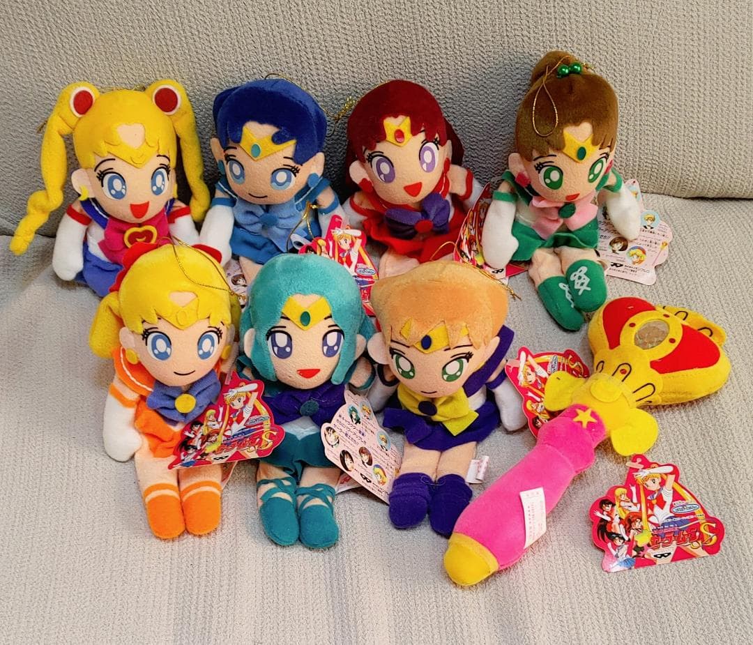 激レア 1994年 美少女戦士セーラームーンS　ぬいぐるみ　全8種セット