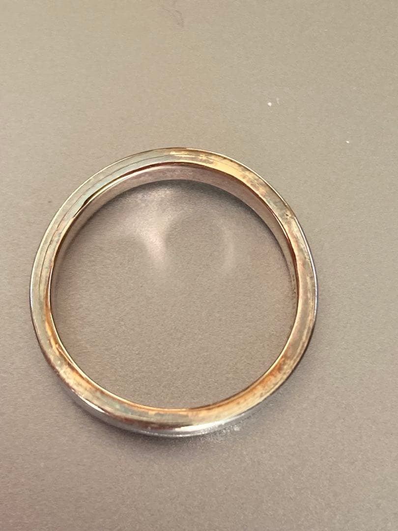 は*認様 【杢目金屋 】K18/SVマリッジリング　結婚指輪　伝統工芸手法　木目