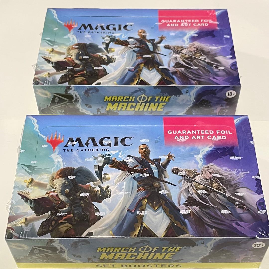 【匿名配送】MTG 英語版 機械兵団の進軍 セットブースター 2ボックス セット