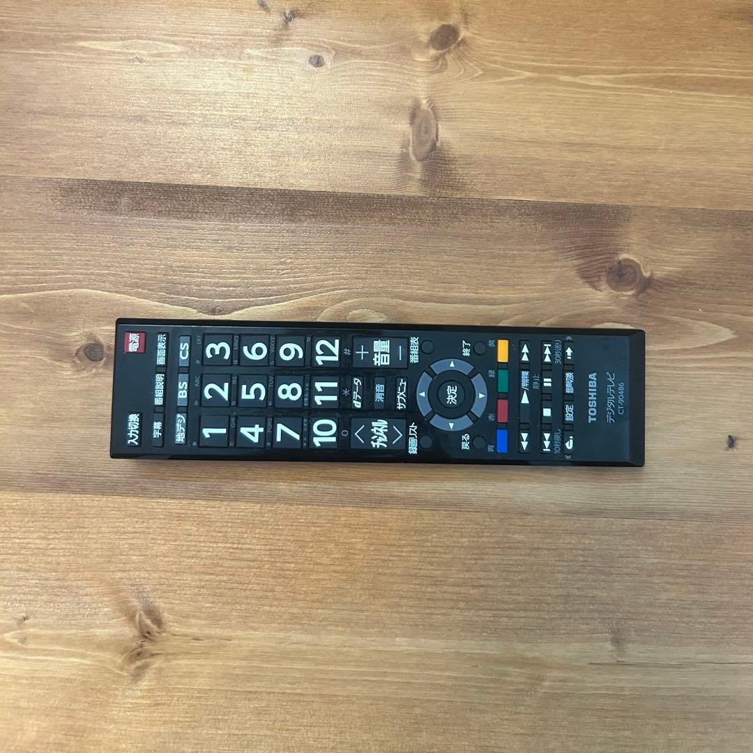 TOSHIBA テレビ リモコン付き