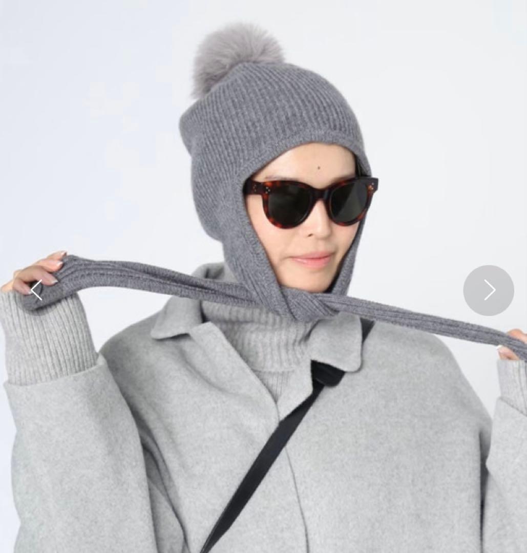 DeuxiemeClasseCELRICASHMEREpomponビーニー