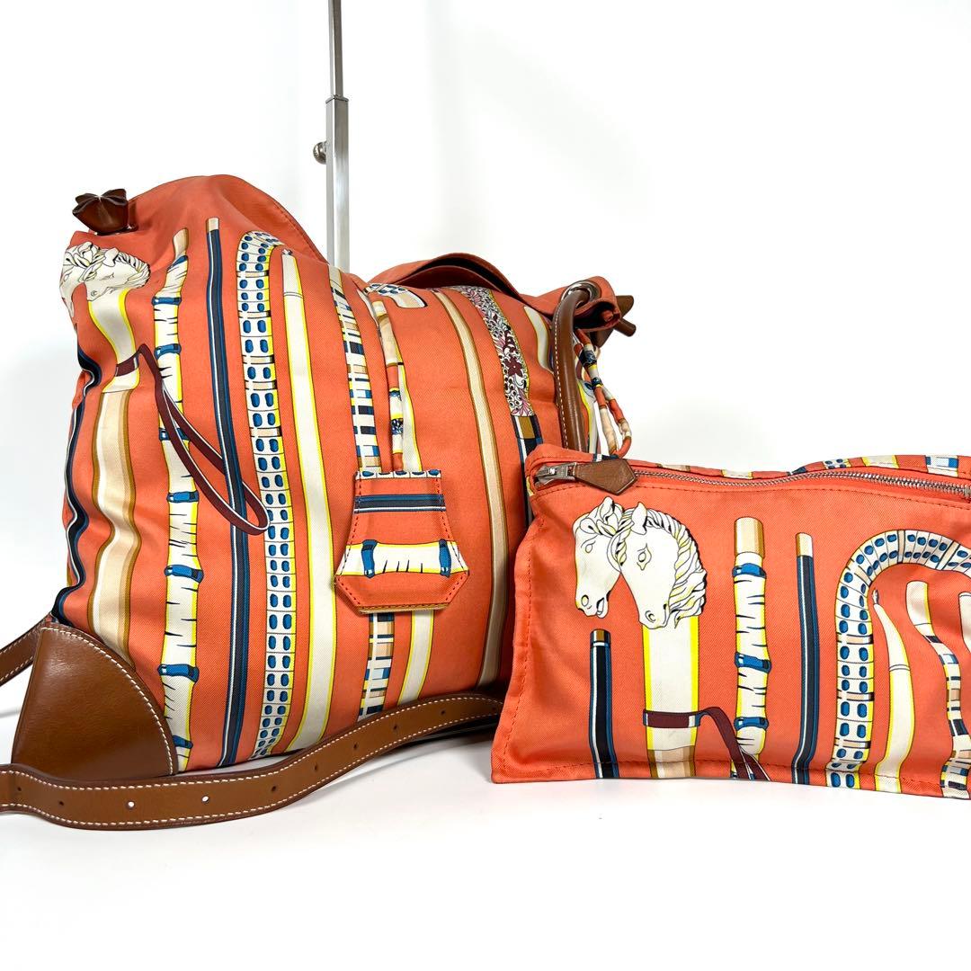 【良品】HERMES（エルメス） ショルダーバッグ シルキーシティPM ステッキ