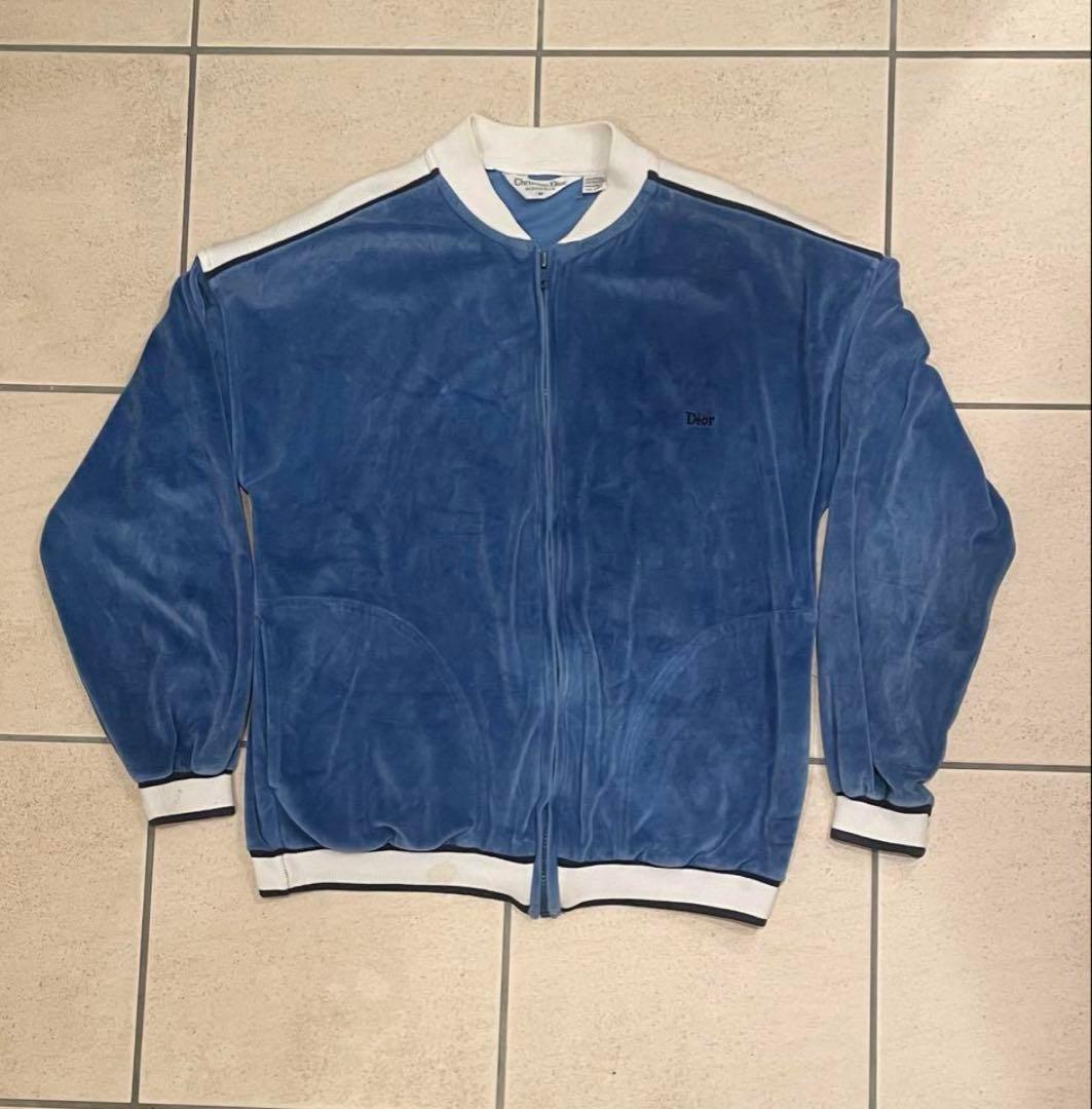 Christian Dior track jacketベロア