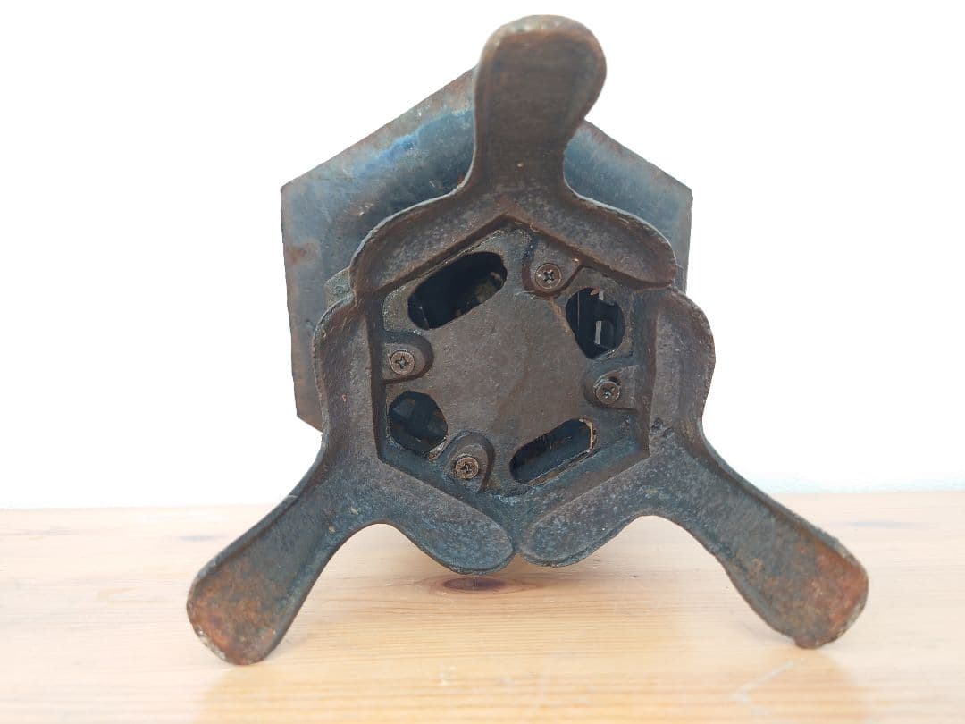 ★昭和レトロ 六角傘 鉄灯籠★古鉄 錆あり 古道具 アンティーク 吊り/置き