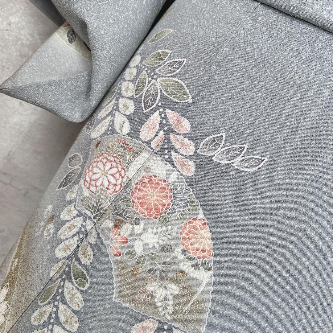 訪問着フルセット　辻ヶ花　着物　正絹　水色　華やか　入学式　卒業式