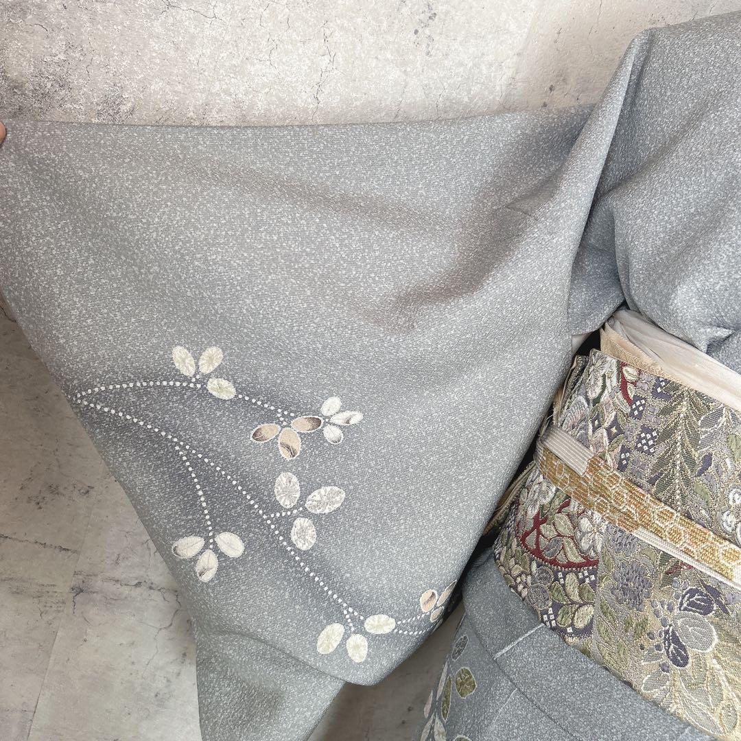 訪問着フルセット　辻ヶ花　着物　正絹　水色　華やか　入学式　卒業式