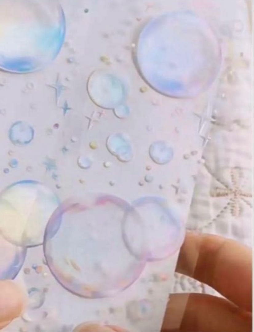 ♡SALE♡ 虹光 6cm×10m 暖阳泡泡机 海外マスキングテープ　海外マステ