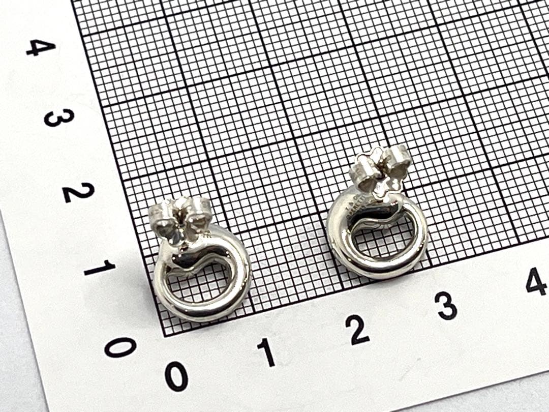 c874 美品　ティファニー　エターナルサークル　ピアス　シルバー　925