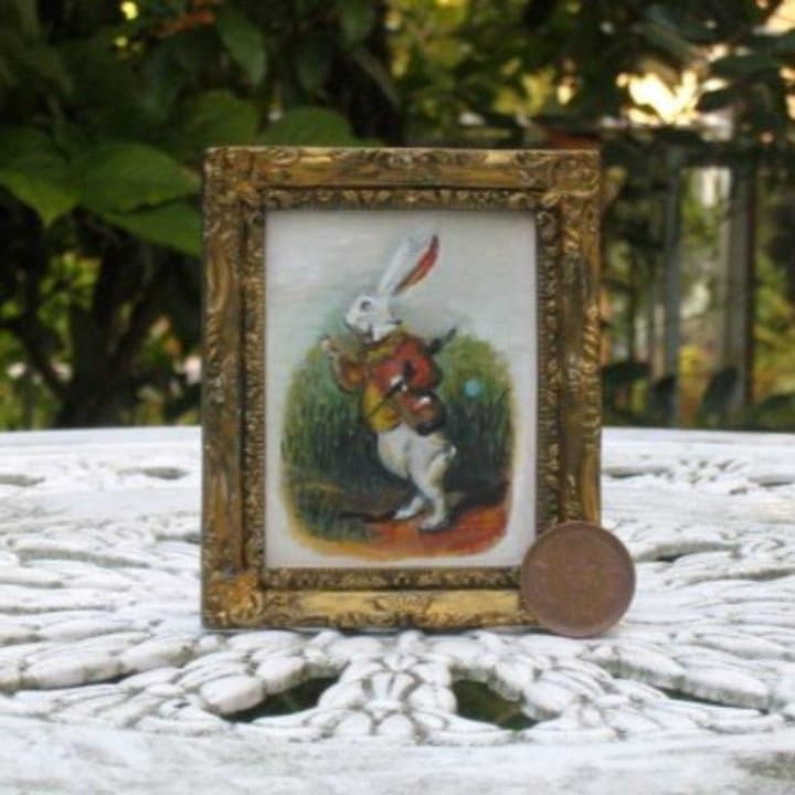 東澤雅晴のミニチュア絵画　アリス・　一点モノ