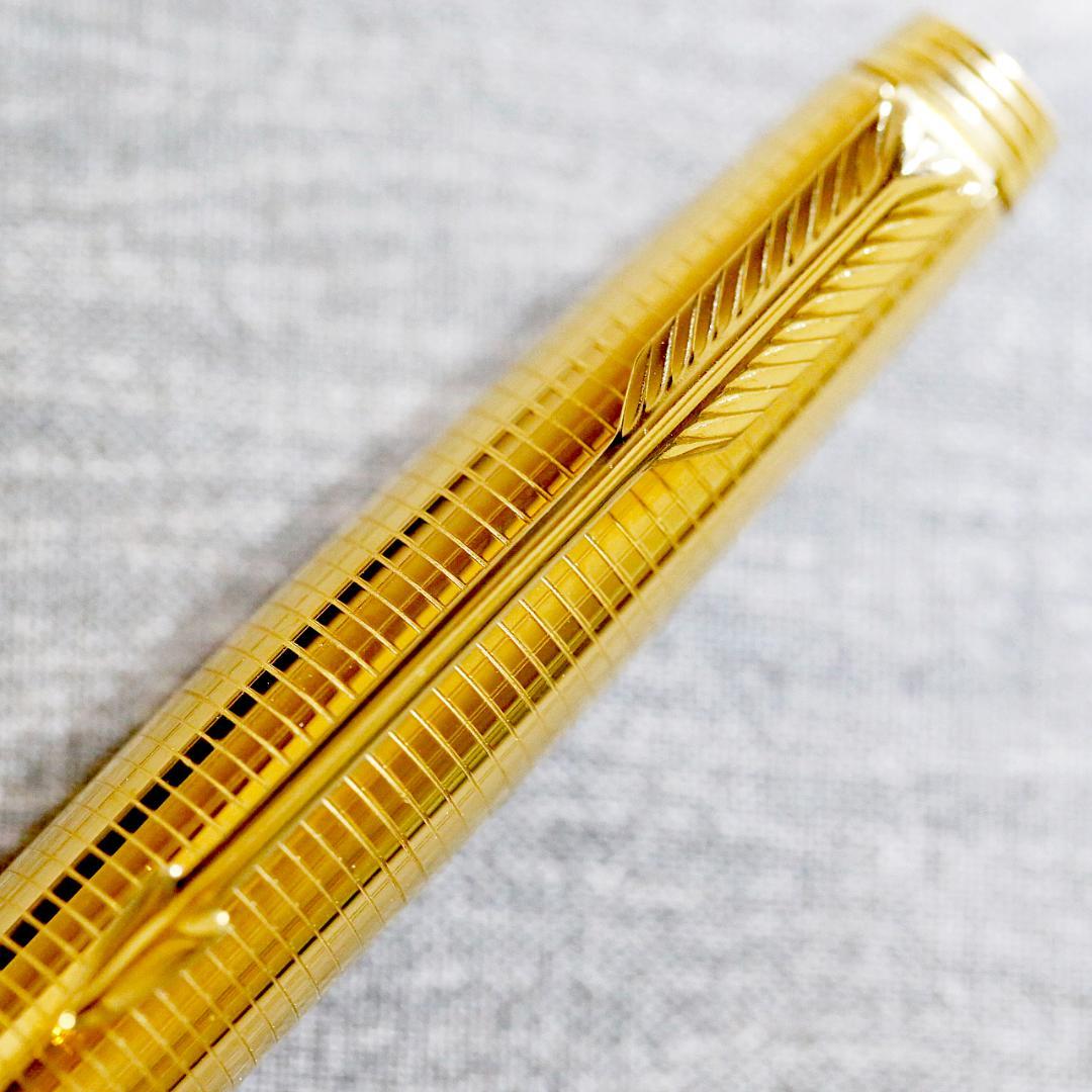 【極美品 送料込み】パーカー 万年筆 ７５ ゴールドフィルド 金張り