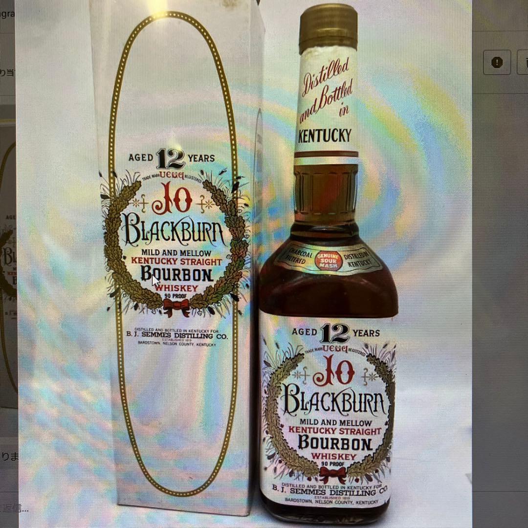 Blackburn 12年 バーボンウイスキー