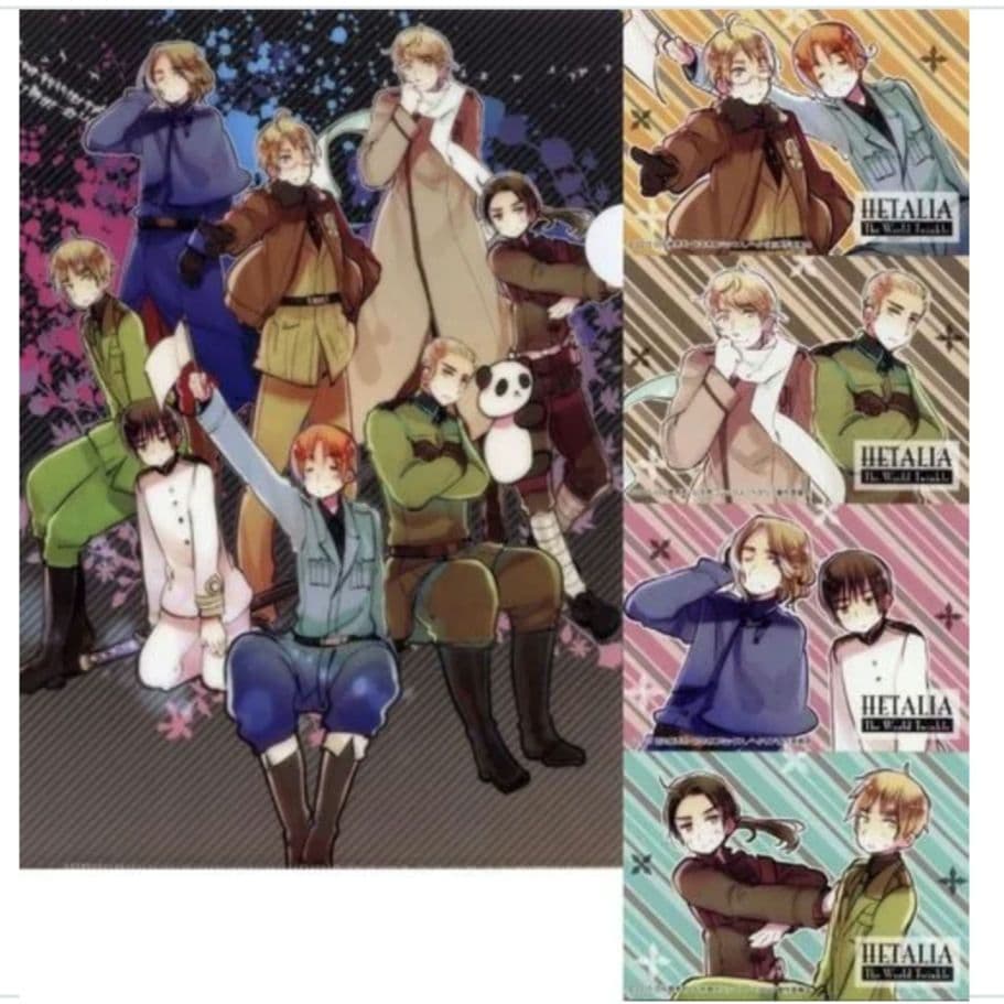 ヘタリア　クリアファイルセット