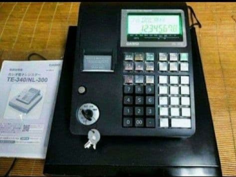 カシオレジスター　TE-340/NL300　フル設定無料　130126