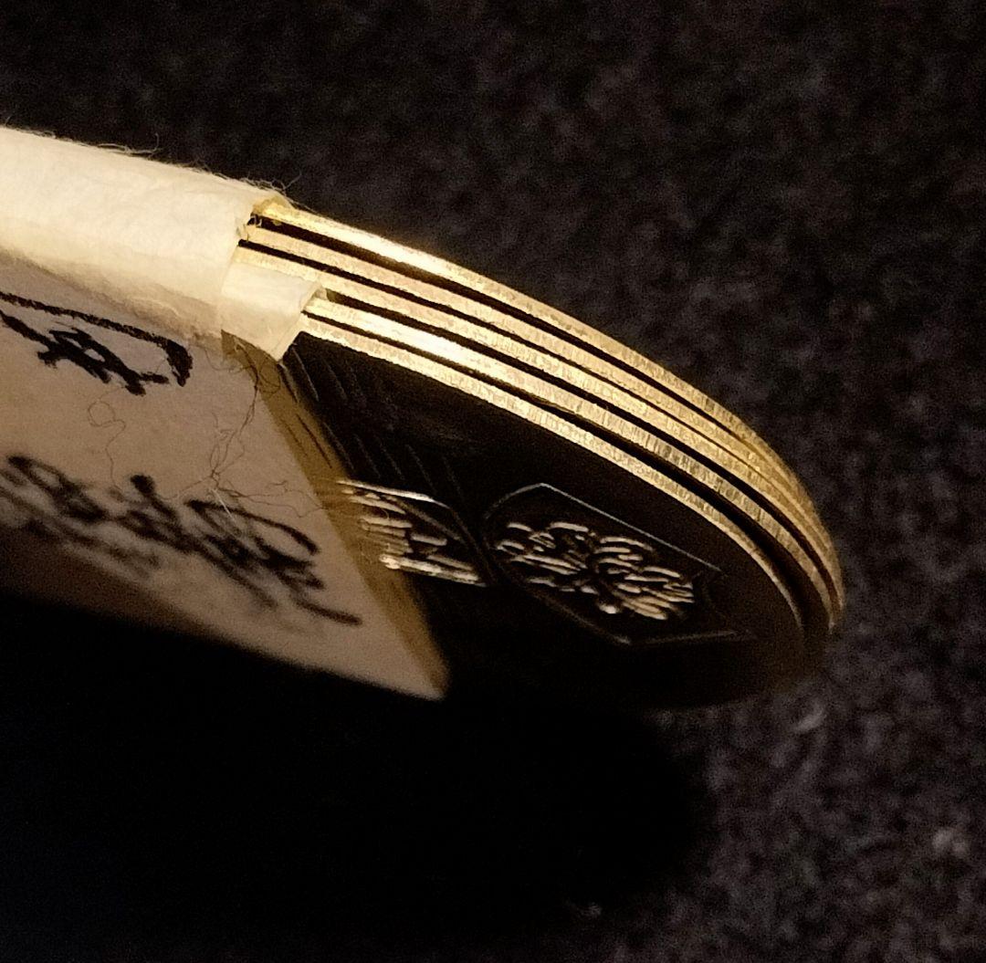 ハ*ゲ様 保字中判金二十五両目方約123.5g 古銭小判天保五両判江戸時代刻印