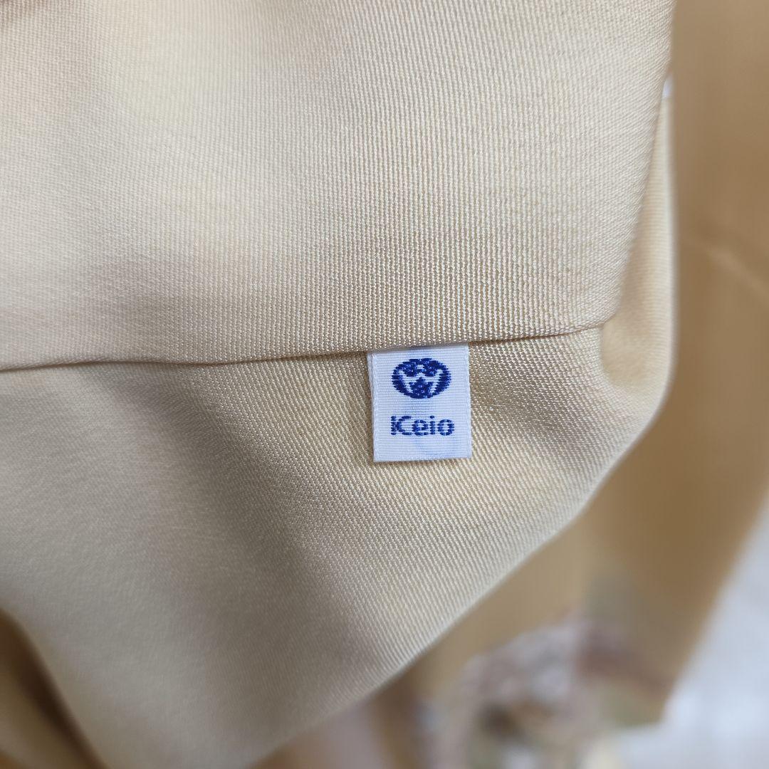 トールサイズ訪問着4点フルセット、着物、袋帯、帯締め、帯揚げ