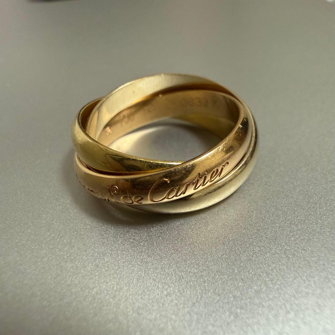 【1/4限定価格】カルティエ トリニティ クラシック リング 53