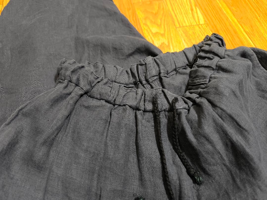 MITTAN　大麻パンツ　墨黒　3