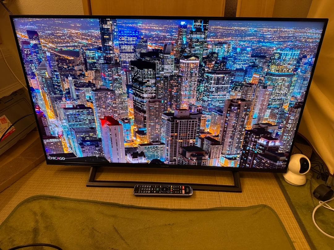 美品！ハイセンス hisense 43型　4Kテレビ 43E6800　19年製