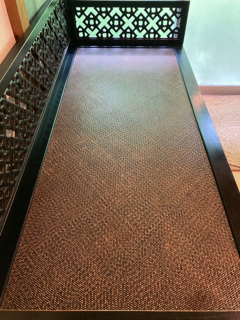 【ルイージさん専用】アジアンスタイル 木製ベットベンチ（取りに来て頂ける方に）