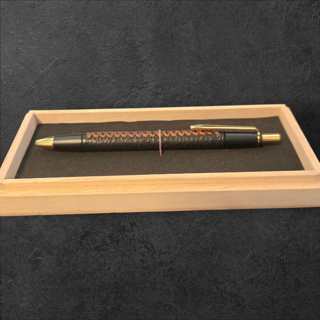 Schicksal シックザール 革軸ペン シャーペン シャークレザーブラック