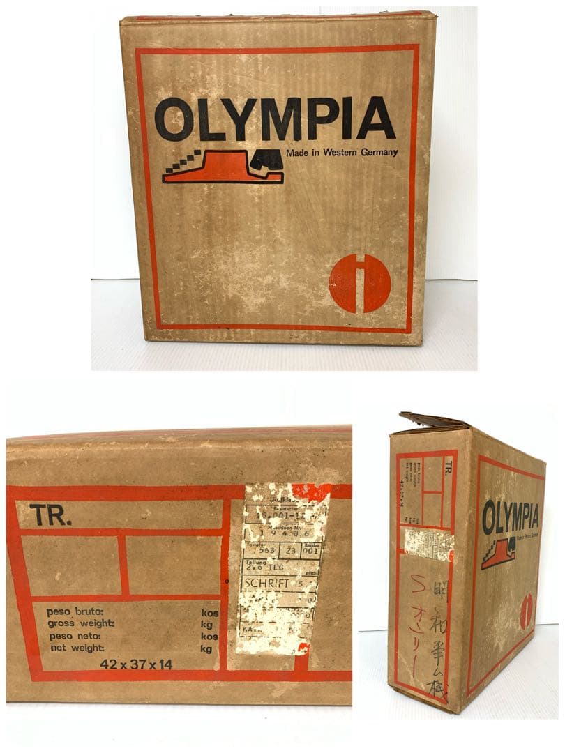 【未使用保管品】　タイプライター　OLYMPIA M70411-1