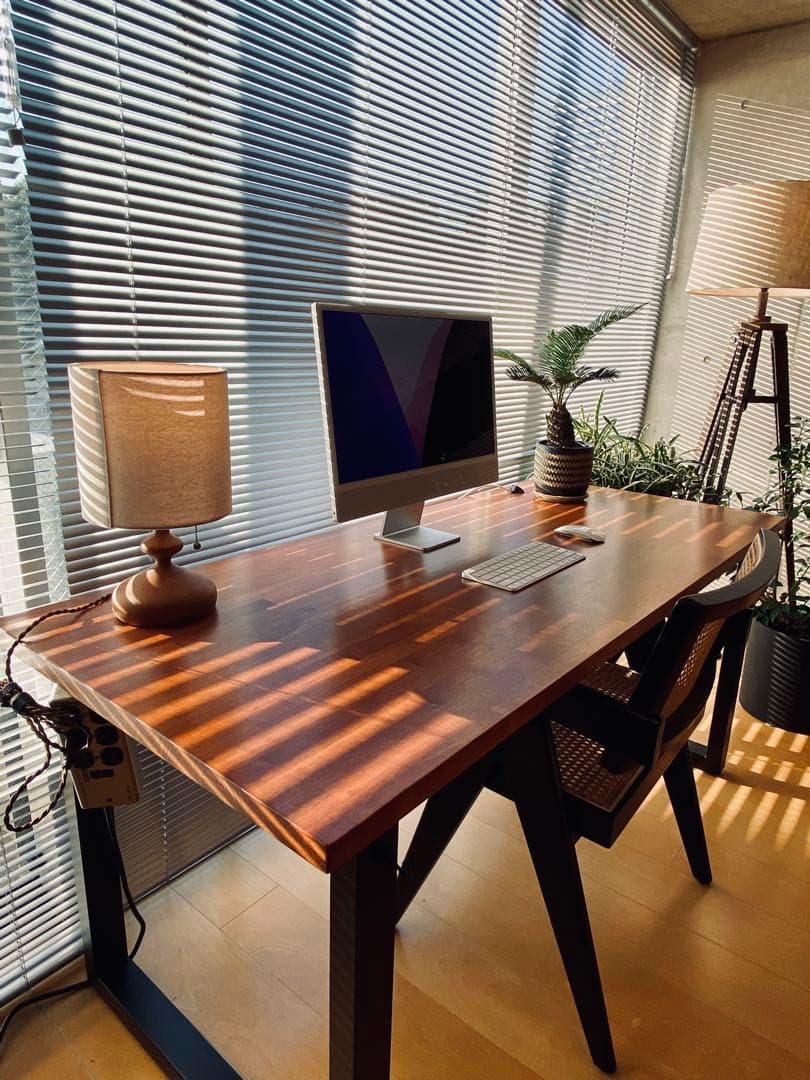 【本日限定値下げ】KANADEMONO  THE TABLE ラバーウッド