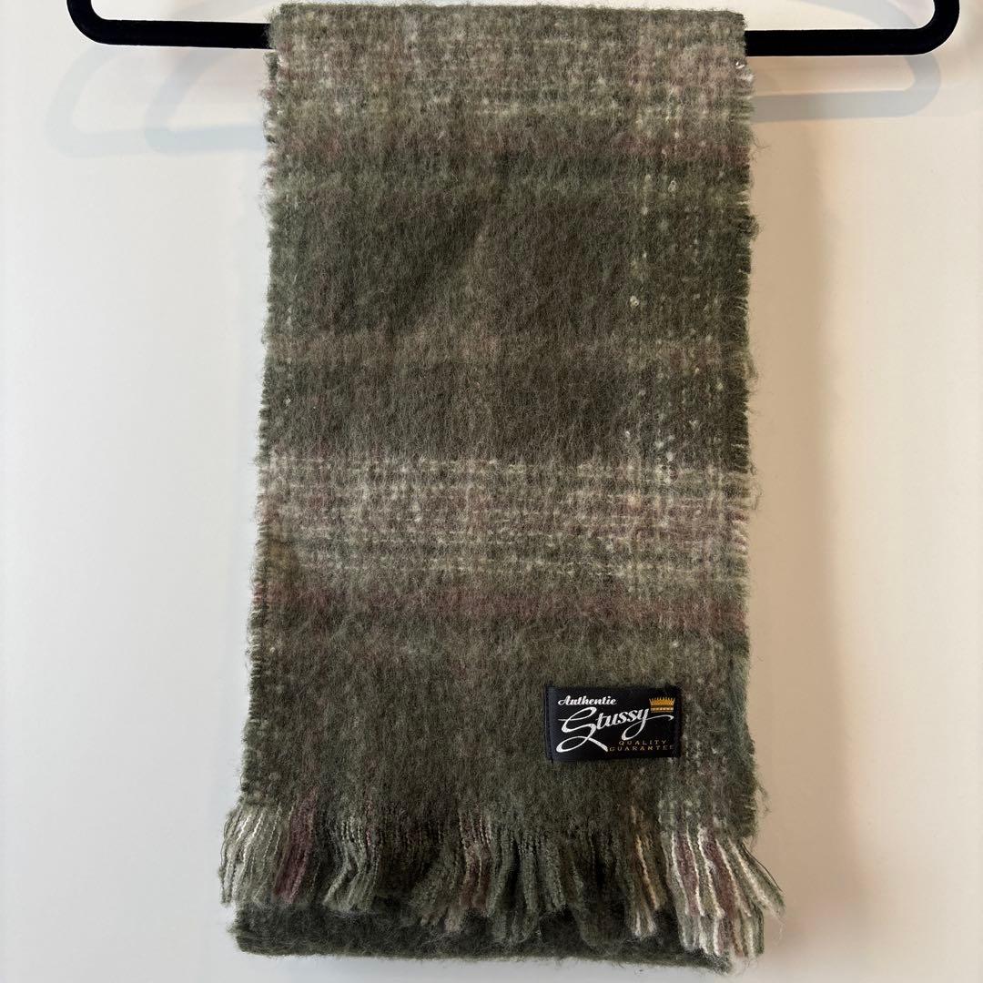 STUSSY 24AW PLAID SCARF プレイドスカーフ マフラー