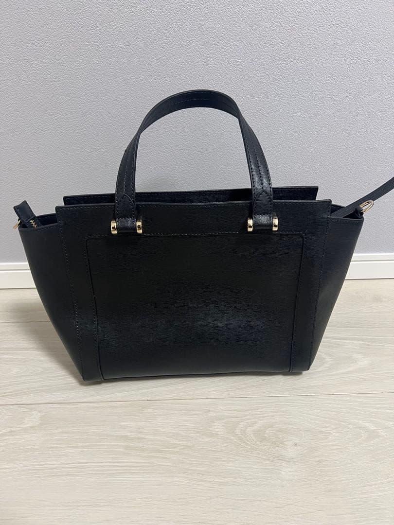 ゲリラセール‼️FURLAフルラ ギネヴラ 黒 ブラック 2way ハンドバッグ