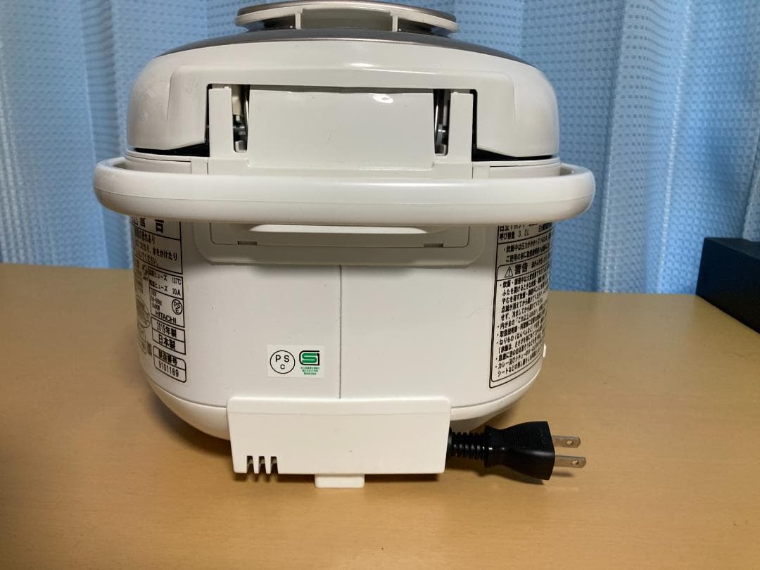 ★日立 圧力スチーム炊きIHジャー炊飯器5.5合炊きRZ-TS102M 19年製