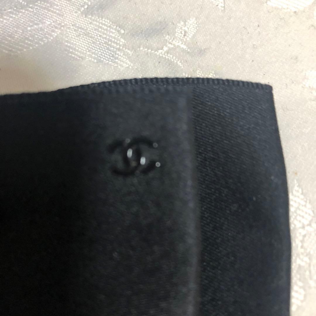 シャネル　シルクリボンブローチ