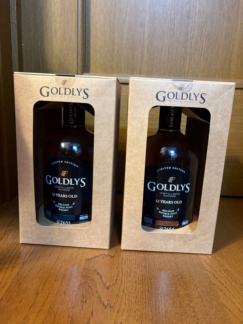 ベルギーウイスキーゴルドリスGOLDLYS 2種類セット箱付