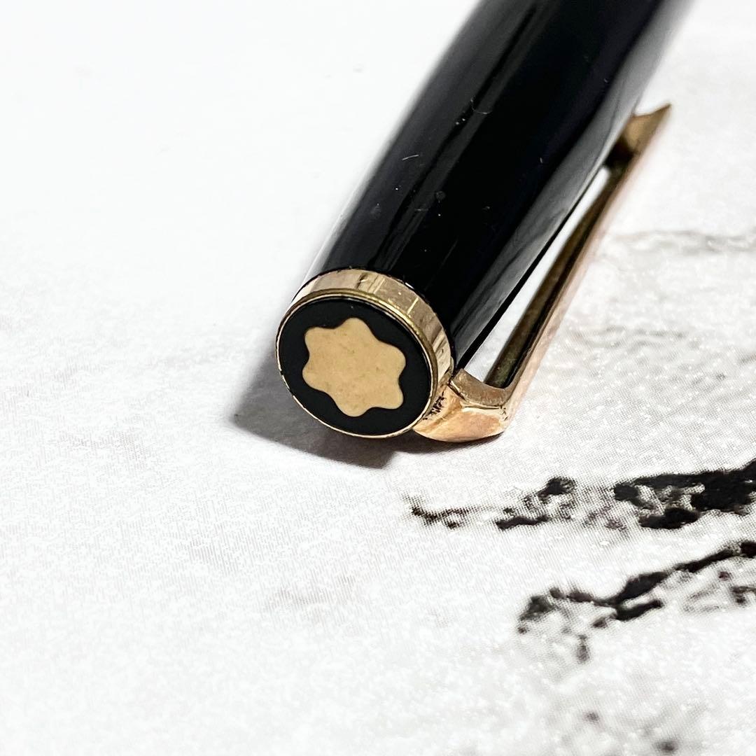 モンブラン 万年筆 121 ペン先 750 18K ブラック ホワイトスター